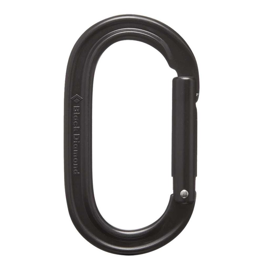 Gear Black Diamond Equipment | Oval Keylock Carabiner Black