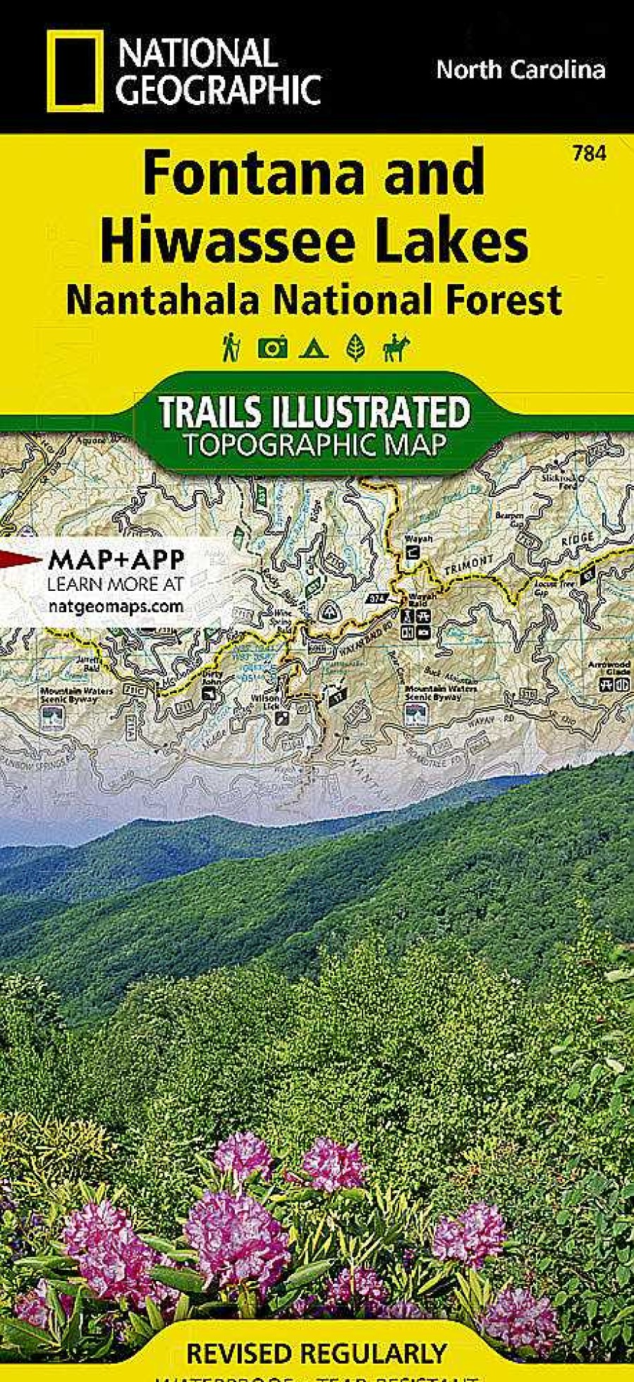 Gear Trails Illustrated | Fontana And Hiwassee Lakes Map