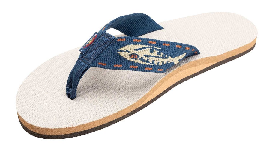 Footwear Rainbow Sandals | Hemp Single Arch Fish Strap Sandals For Men