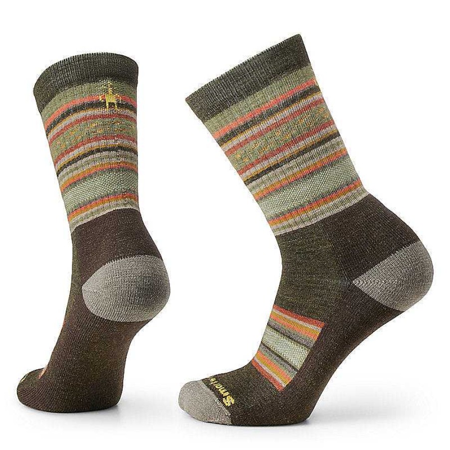 Men'S Smartwool Socks | Everyday Regarita Crew Socks For Men Military Olive