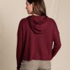 Women'S Toad&Co Shirts | Foothill Pointelle Hoodie For Women Port