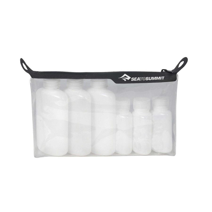 Gear Sea To Summit | Travelling Light Tpu Clear Zip Pouch With Bottles One Color