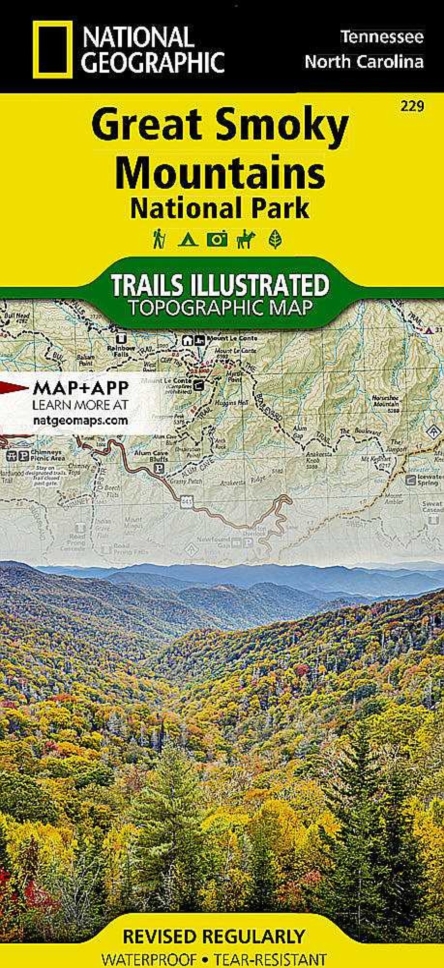 Gear Trails Illustrated | Great Smoky Mountain National Park Map