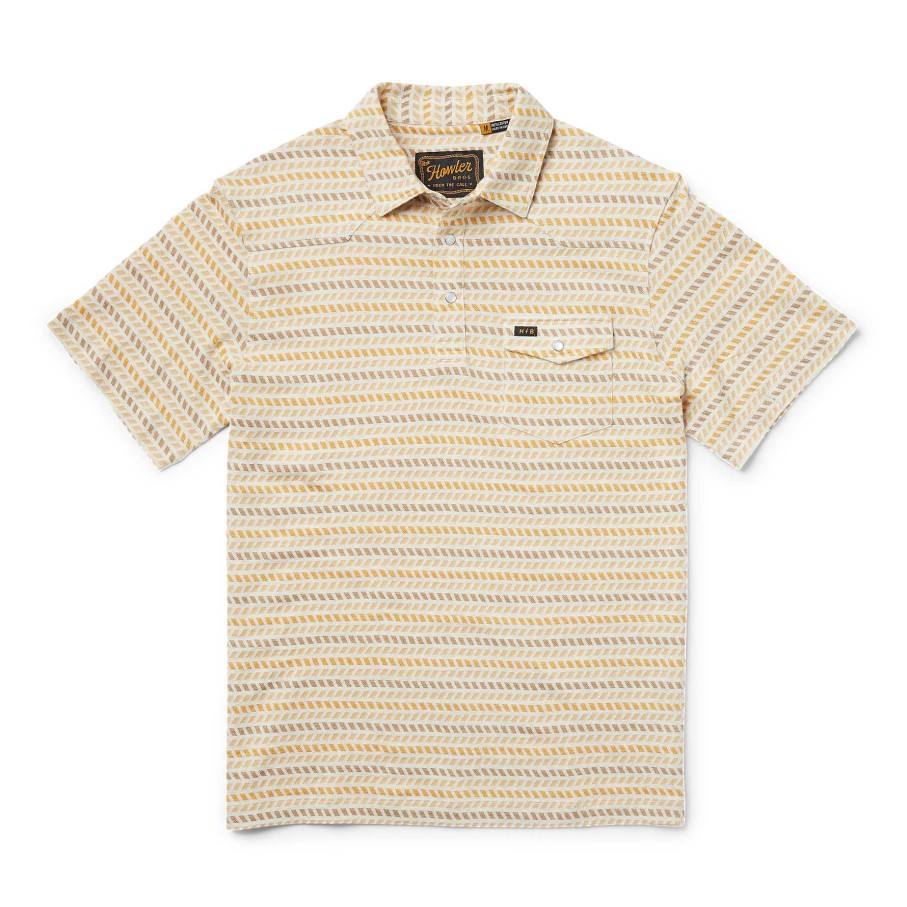 Men'S Howler Brothers Shirts | Ranchero Jacquard Polo For Men