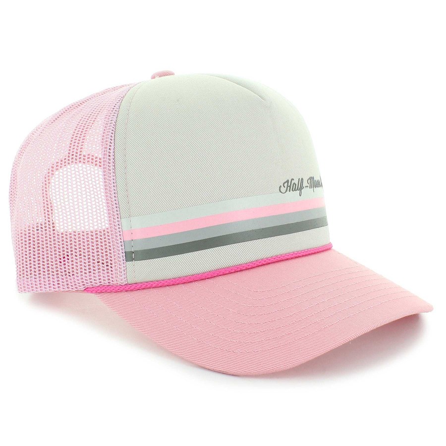 Half-Moon Collection Half-Moon Outfitters Half-Moon Apparel | Stripe Foam Trucker Hat