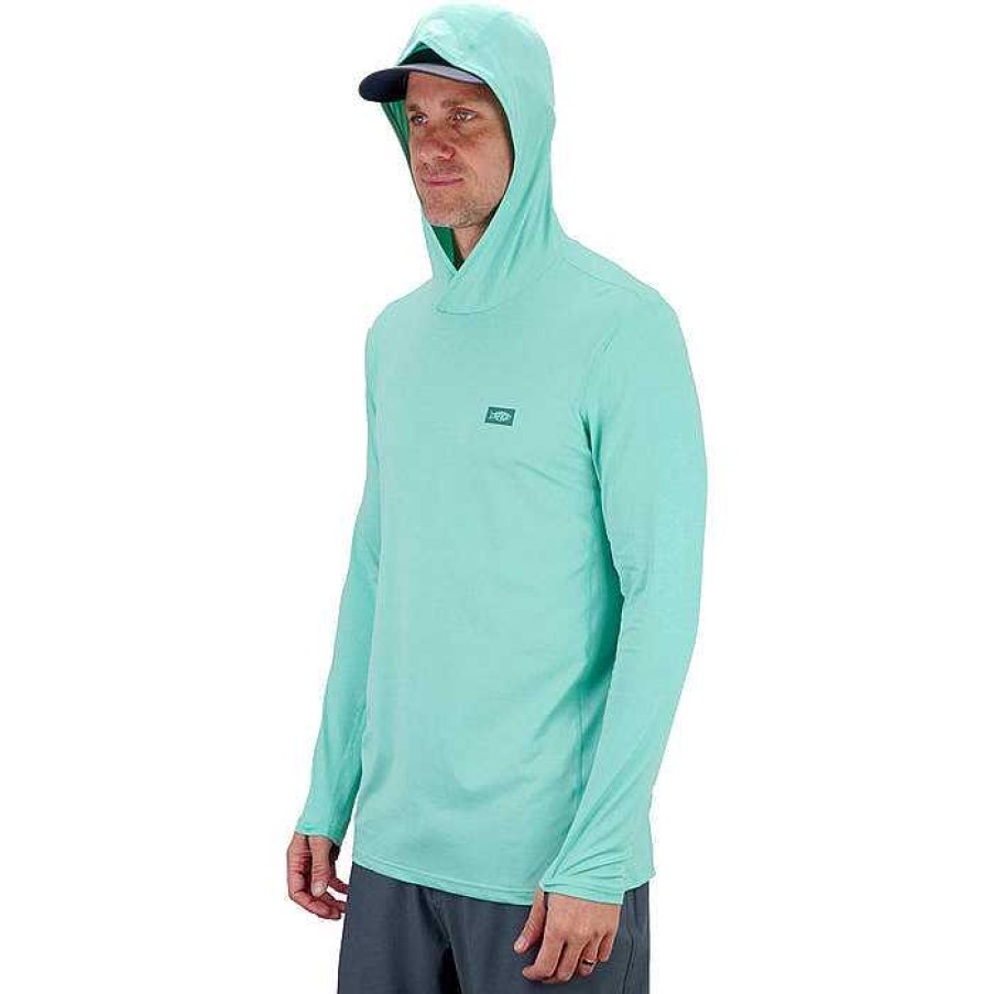 Men'S AFTCO Shirts | Air O Mesh Hooded Fishing Shirt For Men