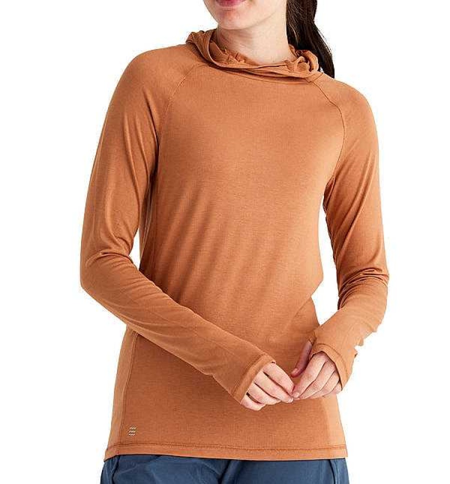 Women'S Free Fly Apparel Shirts | Bamboo Shade Hoodie For Women Desert Sun