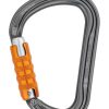 Gear Petzl | William Ball-Lock Climbing Carabiner Grey