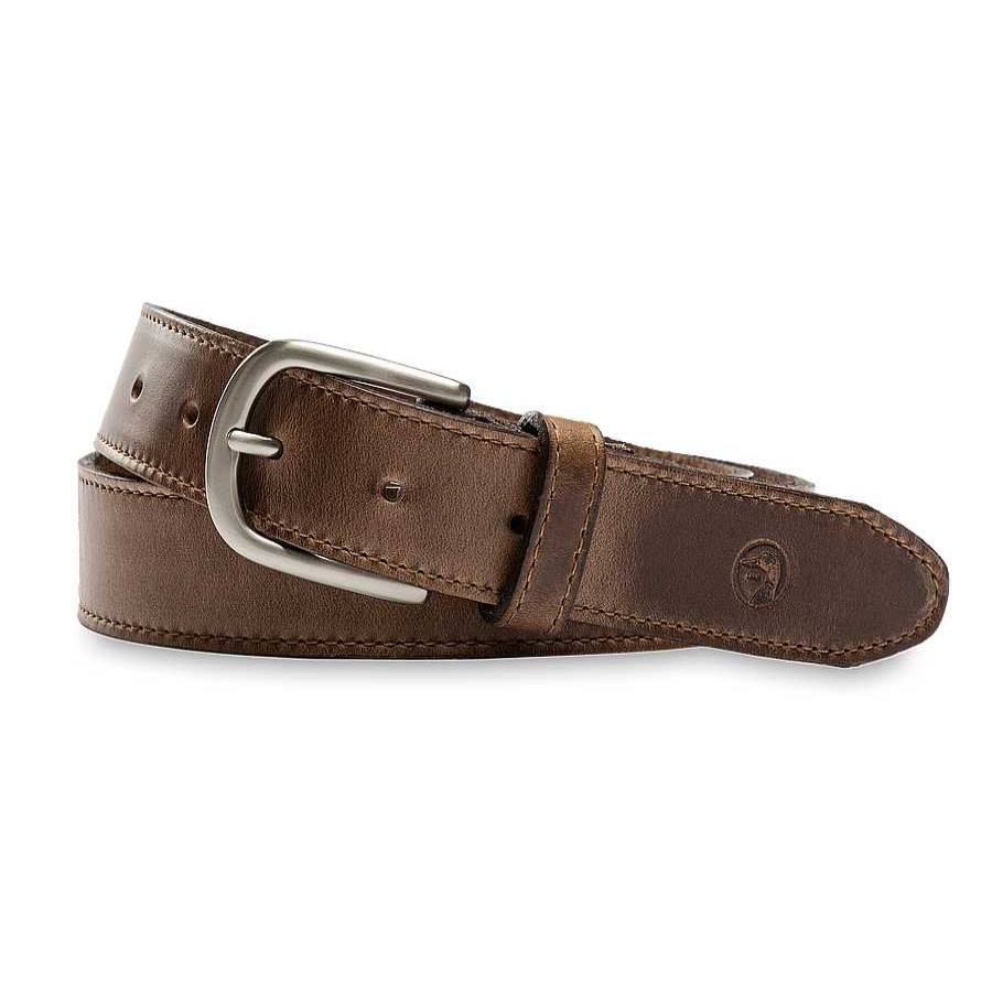 Men'S Duck Head Belts | Leather Belt Brown