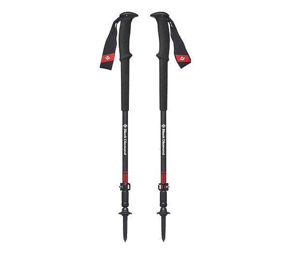 Gear Black Diamond Equipment | Trail Pro Trekking Poles Fire Red