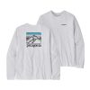 Men'S Patagonia T-Shirts | Long Sleeved Line Logo Ridge Responsibili-Tee For Men