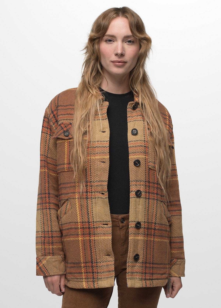 Women'S Prana Shirts | Lower Falls Flannel Jacket For Women