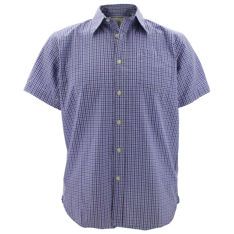 Half-Moon Collection Half-Moon Threadworks Half-Moon Apparel | Herring Short Sleeve Oxford Shirt For Men