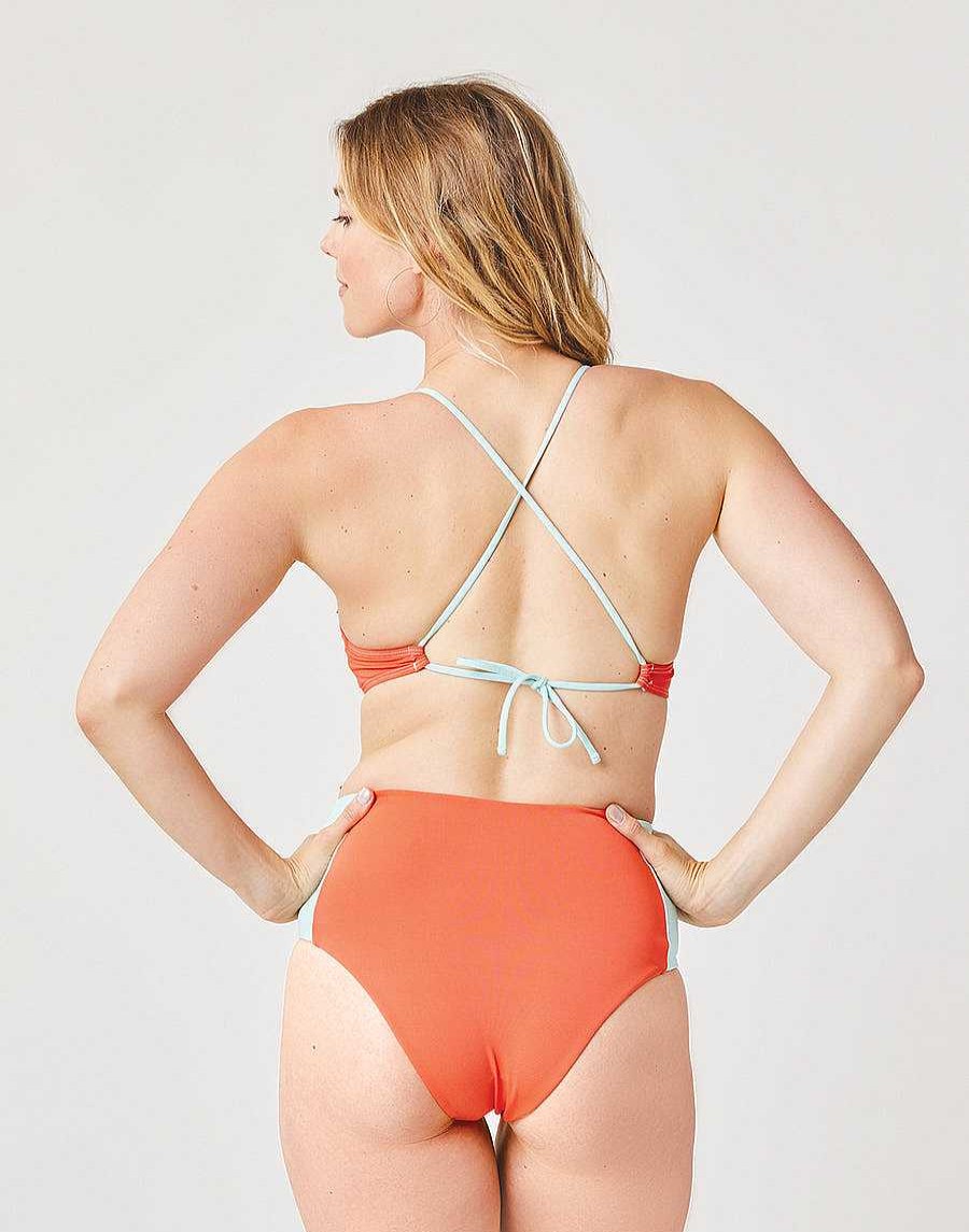 Women'S Carve Designs Swimwear | Erin Colorblock Bottom For Women