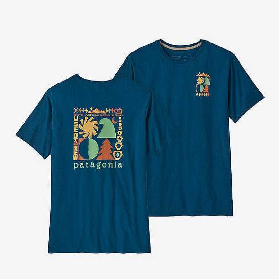 Men'S Patagonia T-Shirts | Spirited Seasons Organic T-Shirt