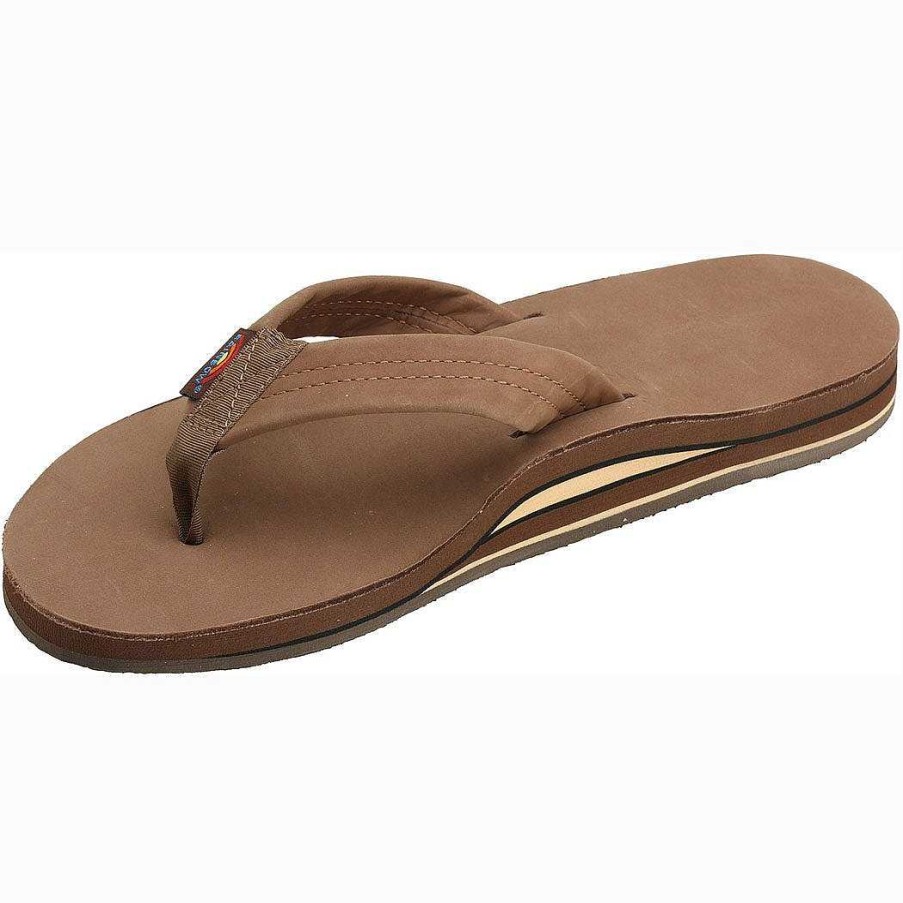 Footwear Rainbow Sandals | Premier Leather Double Arch Sandal For Men