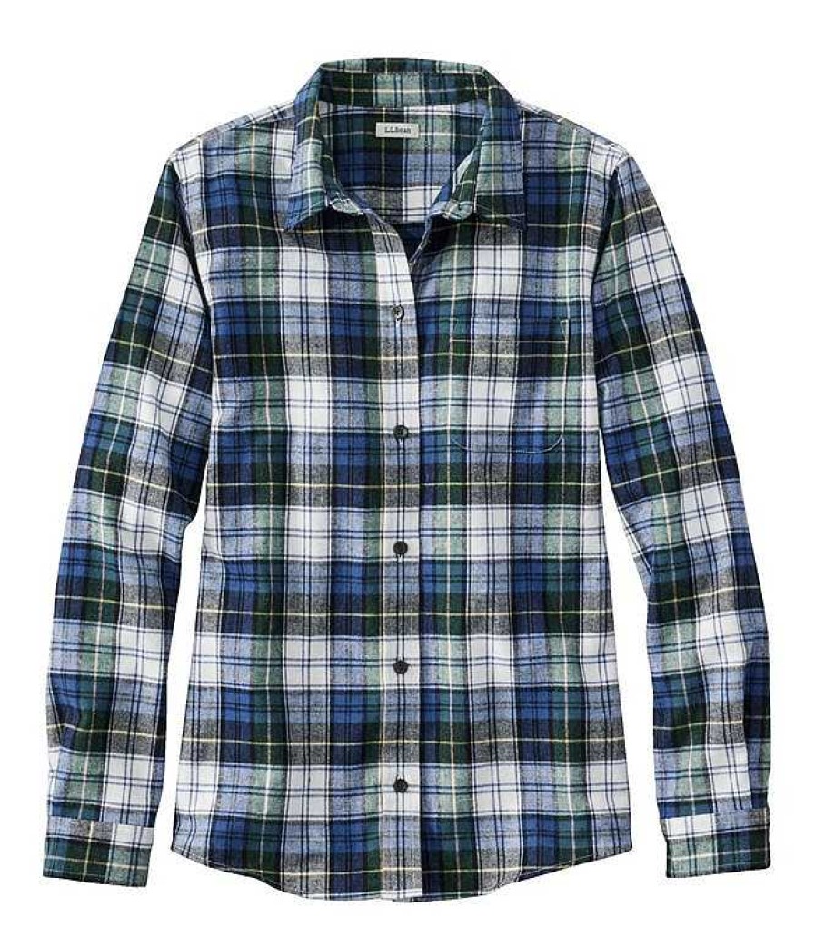 Women'S L.L.Bean Casual | Scotch Plaid Flannel Shirt For Women, Relaxed