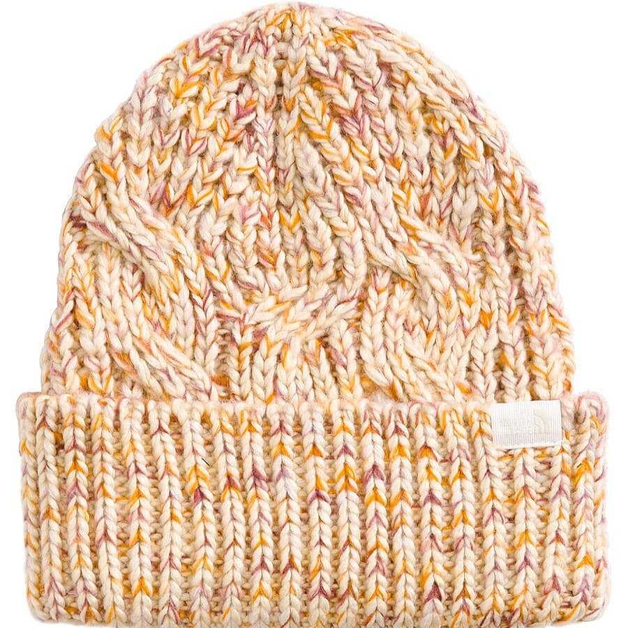 Women'S The North Face Head & Neckwear | Rhodina Beanie Gravel/Cone Orange/Multi/Color