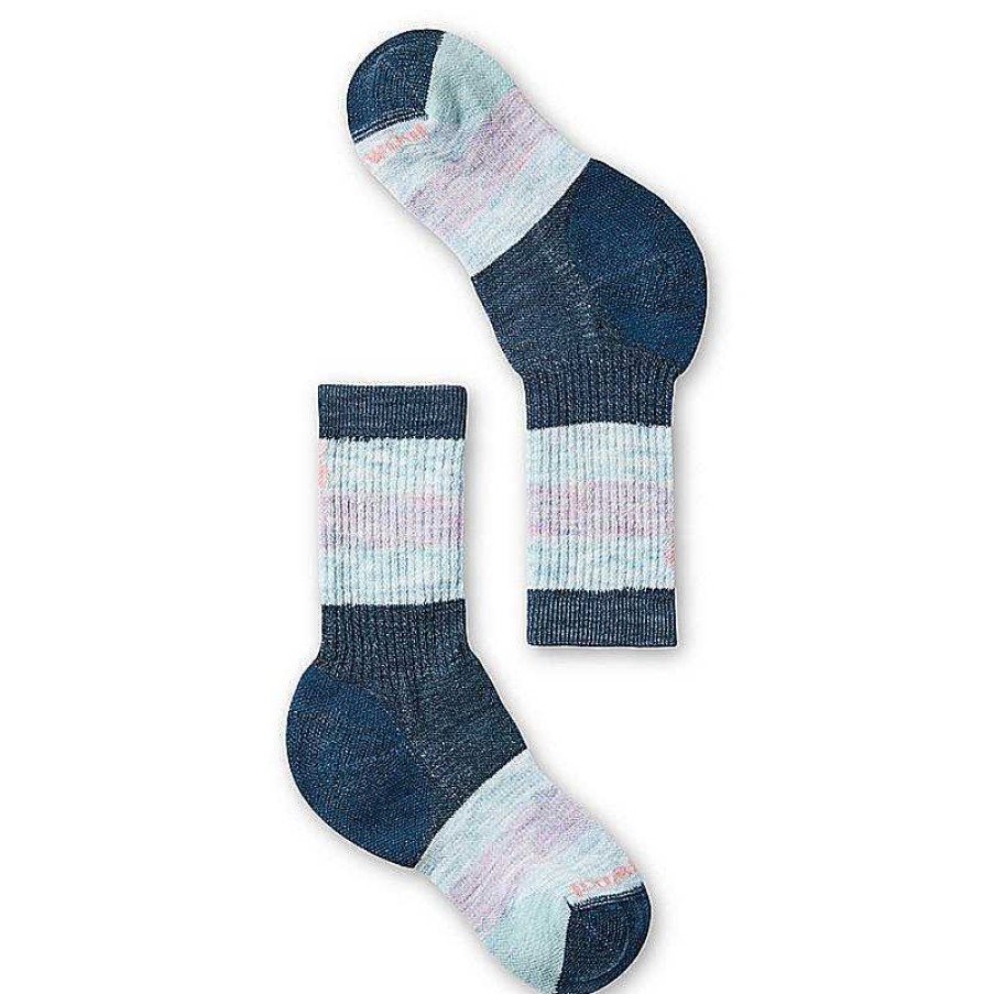 Kids' Smartwool Socks | Hike Full Cushion Striped Crew Socks For Kids