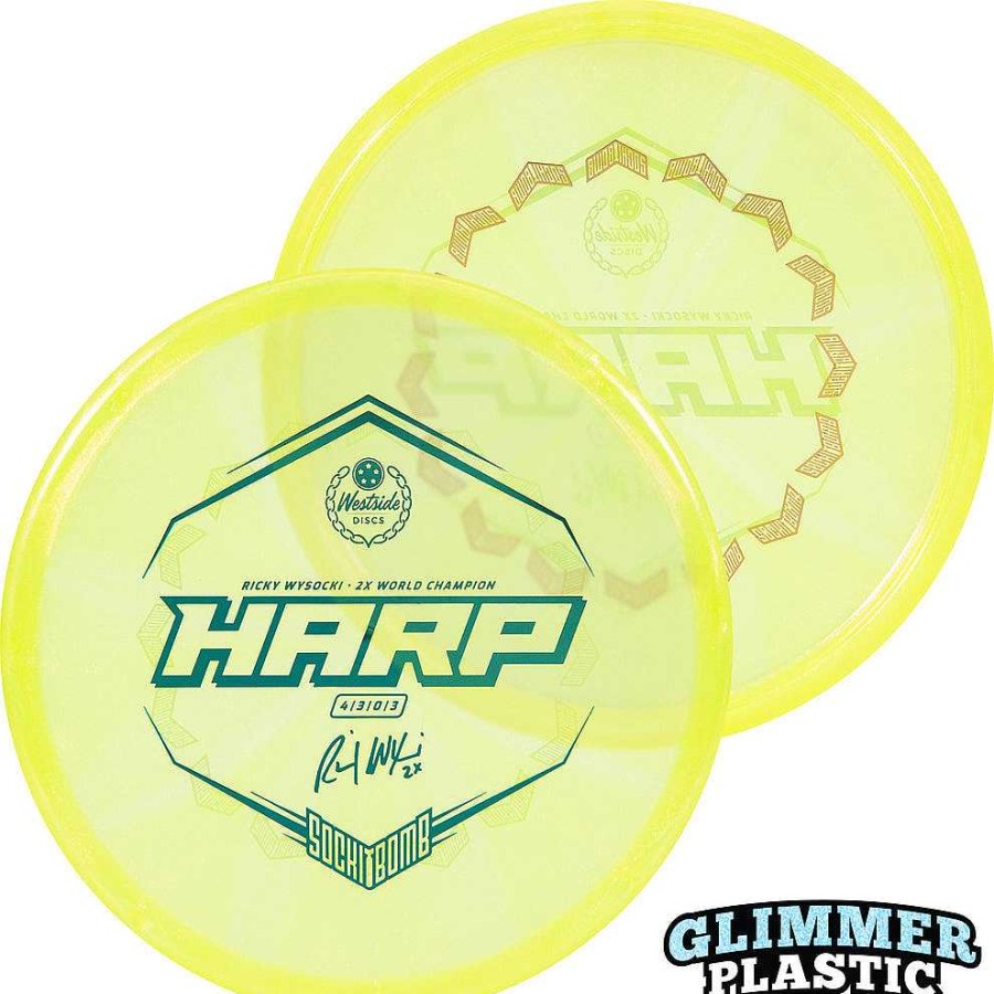 Gear Dynamic Discs | Westside Discs Vip-Ice Glimmer Harp Ricky Wysocki Bottom Stamp Assorted