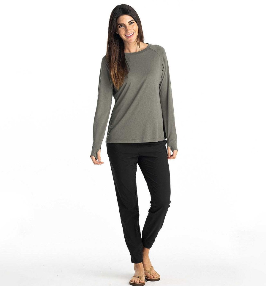 Women'S Free Fly Apparel Casual | Bamboo Lightweight Long Sleeve Ii For Women