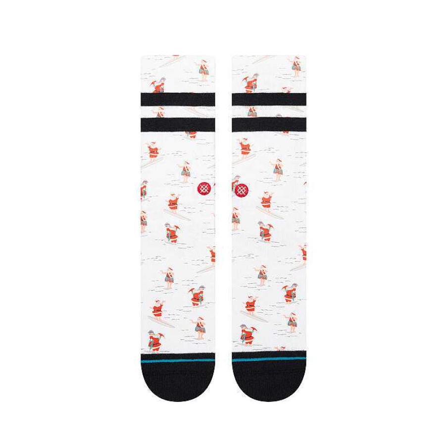 Men'S Stance Socks | Shranta Crew Socks Off White