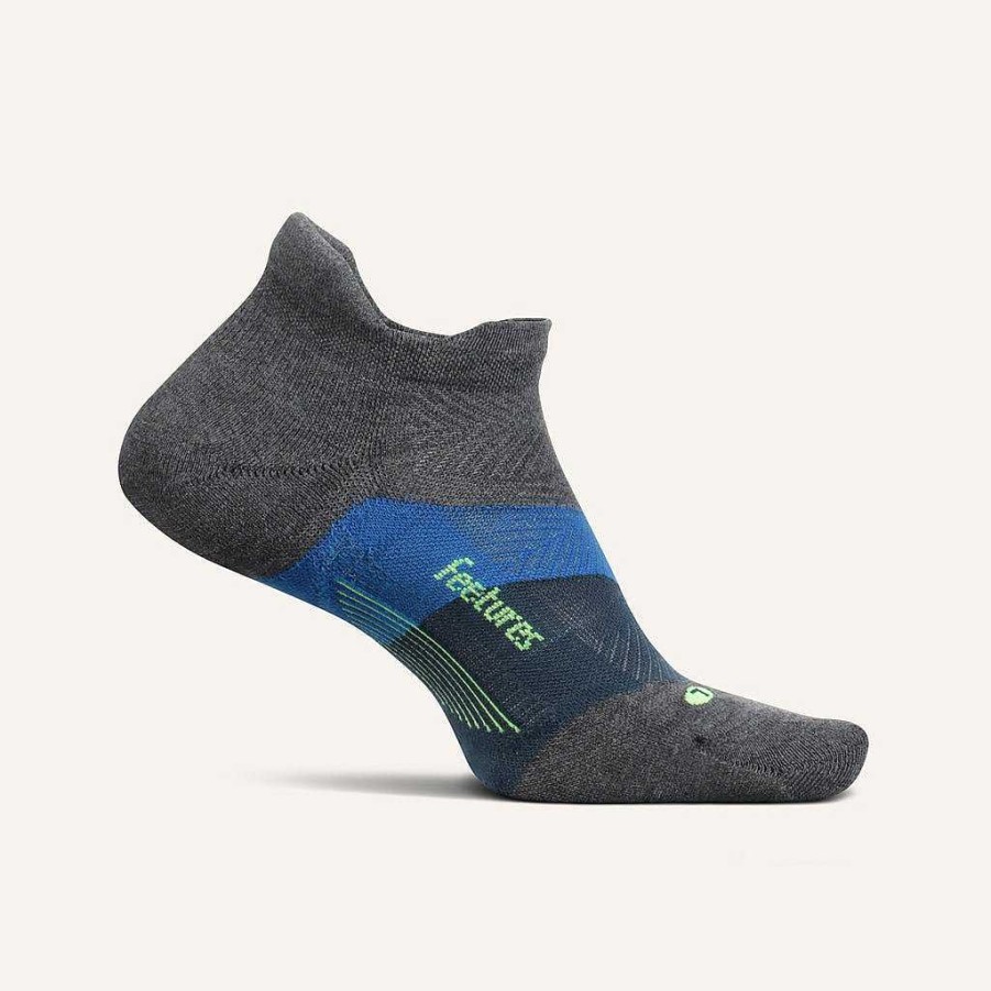 Men'S Feetures Socks | Elite Max Cushion No Show Tab Socks For Men