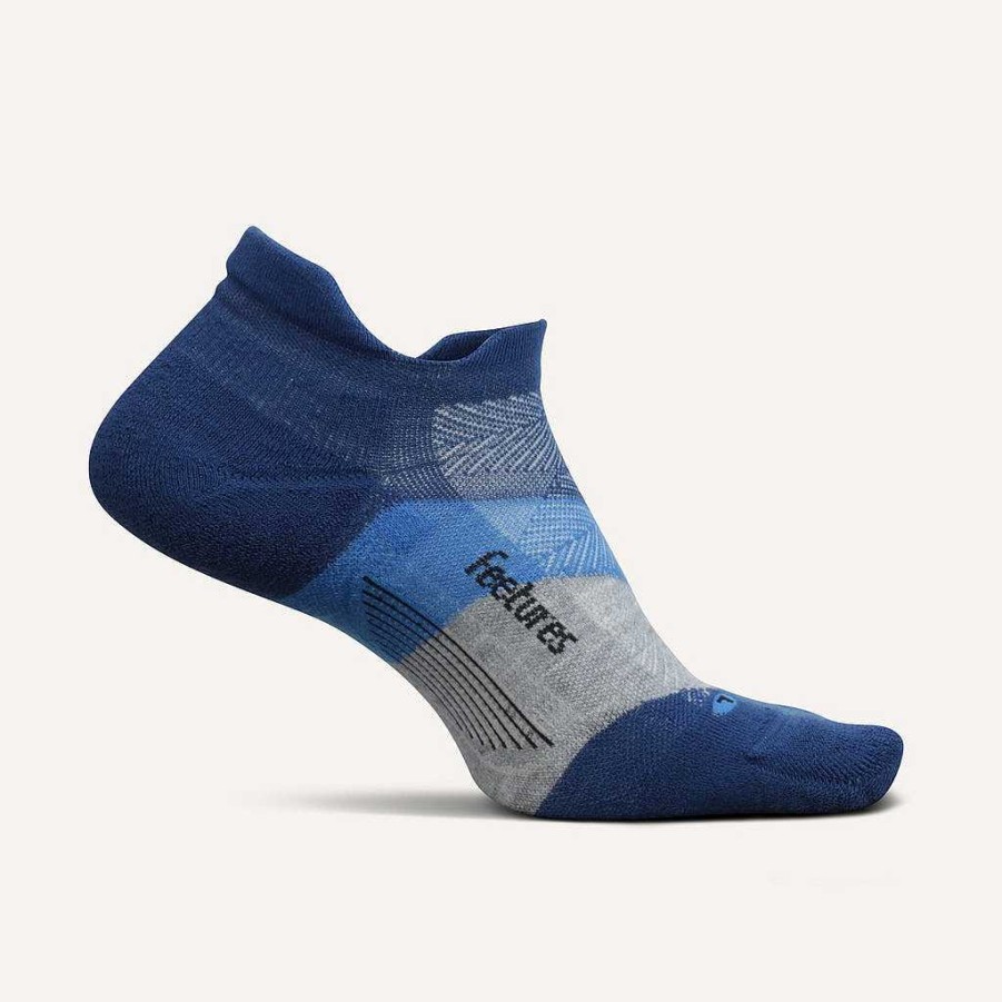 Men'S Feetures Socks | Elite Max Cushion No Show Tab Socks For Men