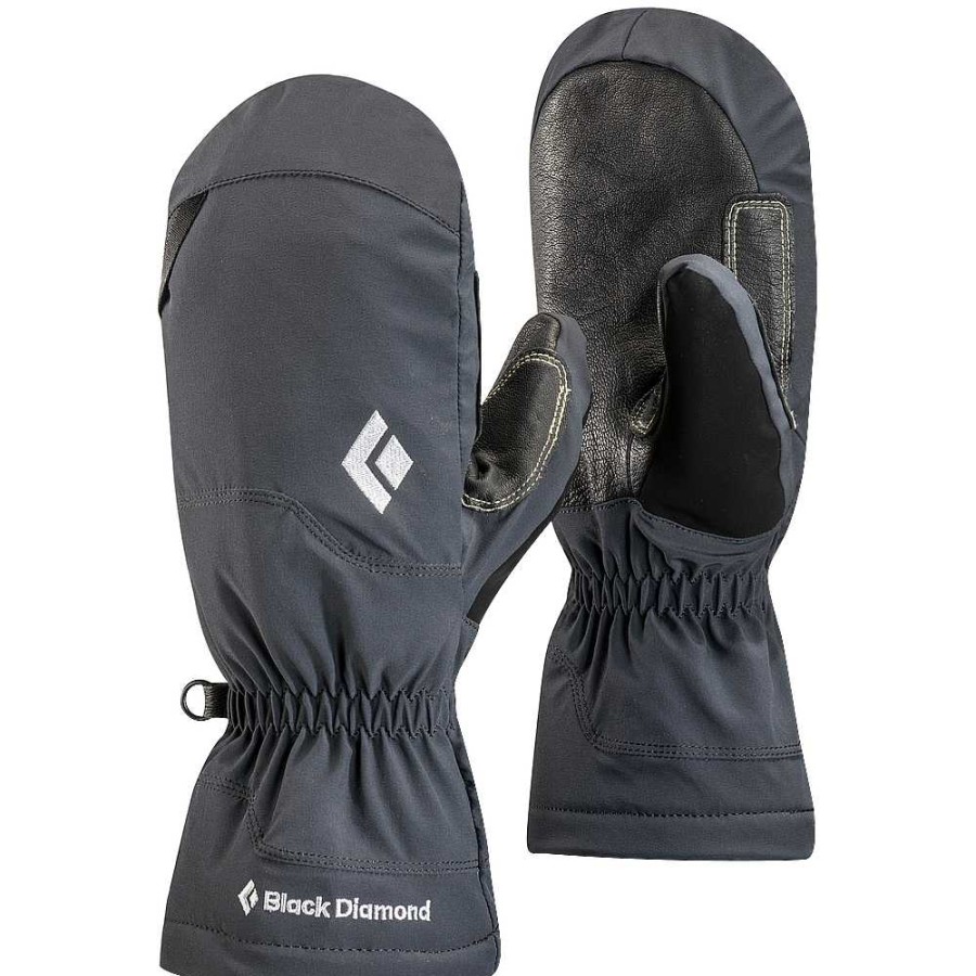 Men'S Black Diamond Equipment Gloves | Glissade Mitts Black