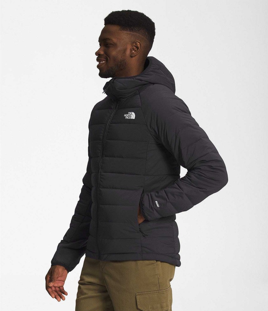 Men'S The North Face Insulation | Belleview Stretch Down Hoodie For Men Tnf Black