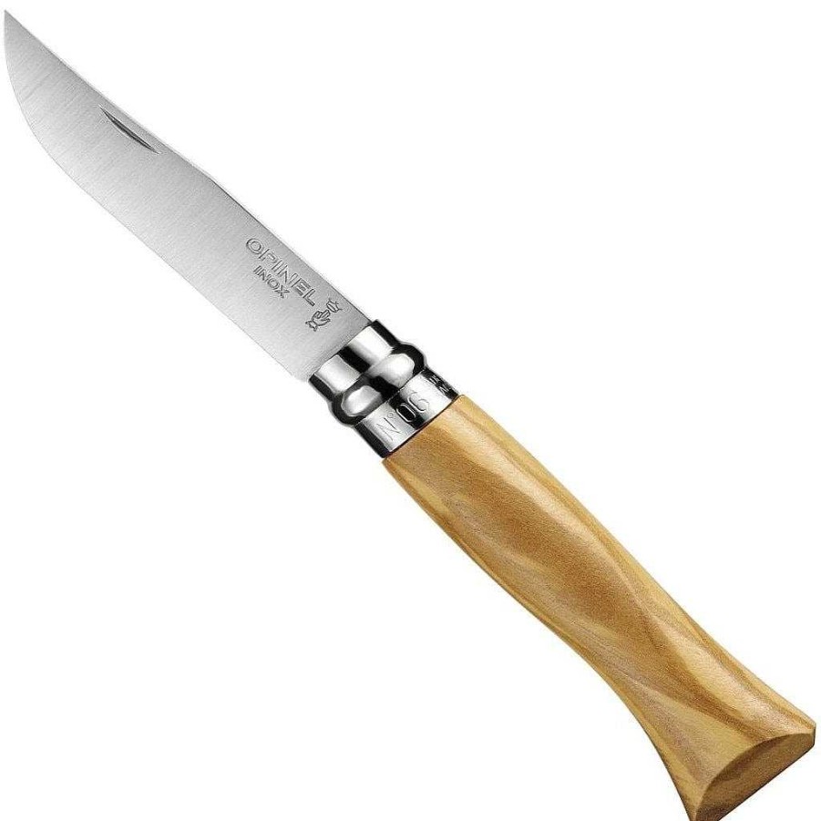 Gear Opinel | No.06 Stainless Steel Folding Knife Olive Wood