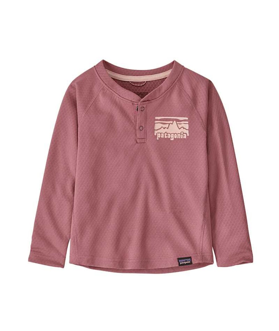 Kids' Patagonia Baselayers & Underwear | Capilene Midweight Henley For Baby