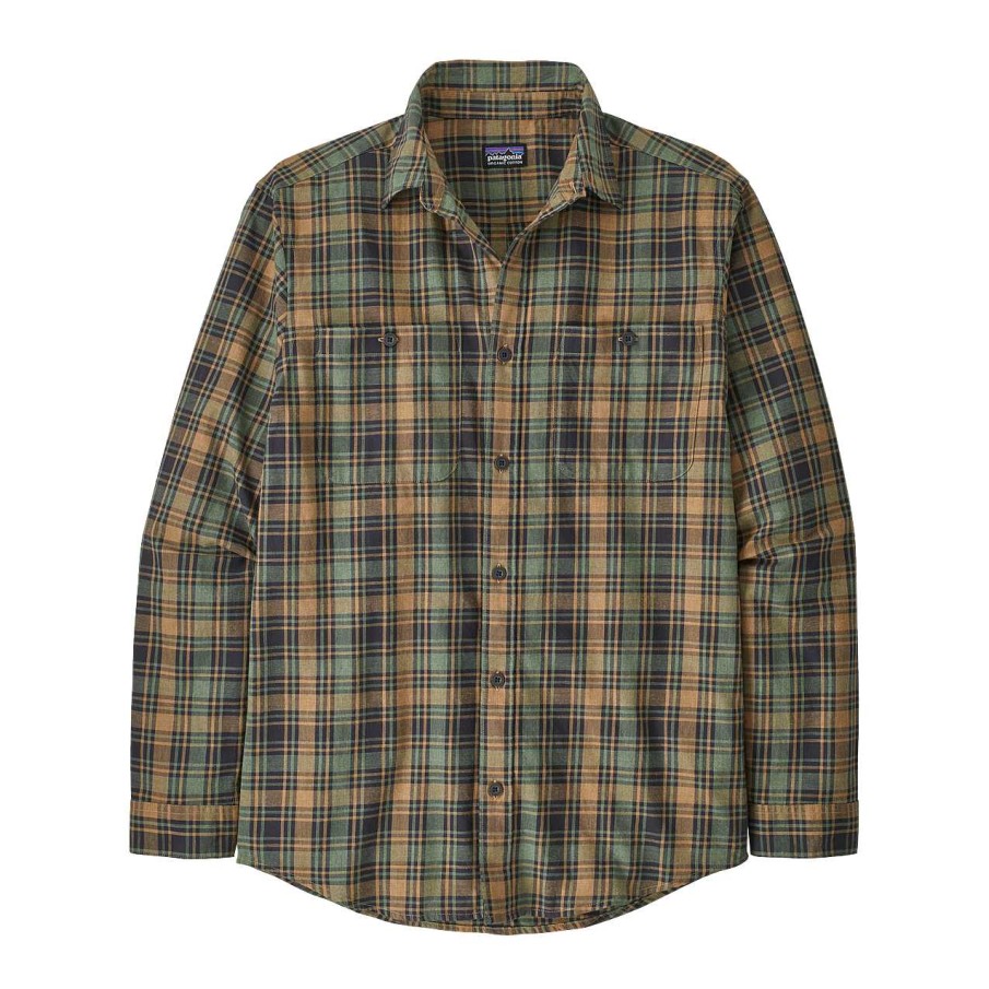 Men'S Patagonia Shirts | Long Sleeved Pima Cotton Shirt For Men