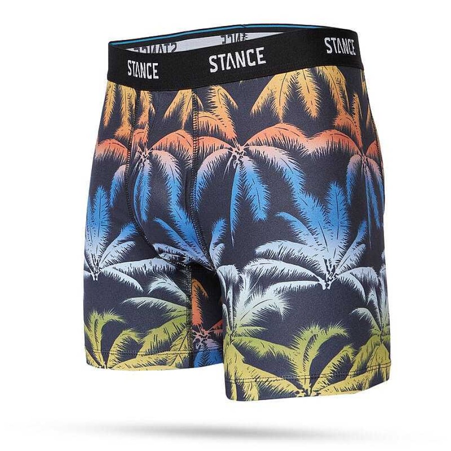 Men'S Stance Baselayers & Underwear | Palmer Boxer Brief For Men Black