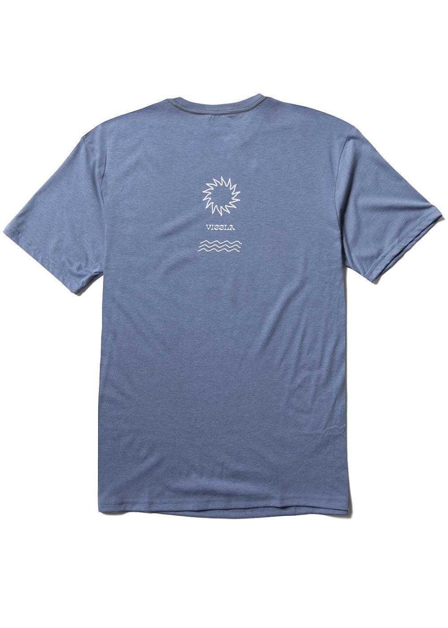 Men'S Vissla T-Shirts | Unlimited Comp Lite Performance Tee For Men