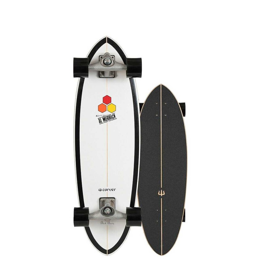 Gear Carver | Channel Islands 31.75" Surfskate Complete With Cx4 Trucks Black Beauty