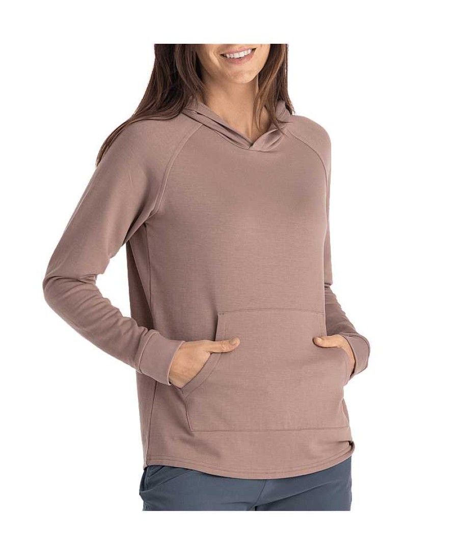 Women'S Free Fly Apparel Sweaters & Hoodies | Bamboo Lightweight Fleece Hoodie For Women