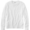 Women'S L.L.Bean Sweaters & Hoodies | Cotton Cashmere Crewneck Sweater For Women