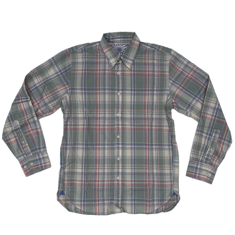 Half-Moon Collection Half-Moon Threadworks Half-Moon Apparel | Half-Moon Threadworks Long Sleeve Oxford Shirt For Men