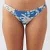 Women'S O'Neill Swimwear | Tulum Tropical Rockley Bottoms For Women Classic Blue