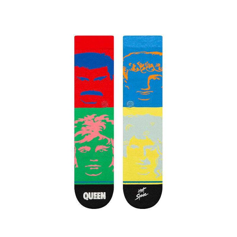 Men'S Stance Socks | Queen X Stance Crew Socks Multi