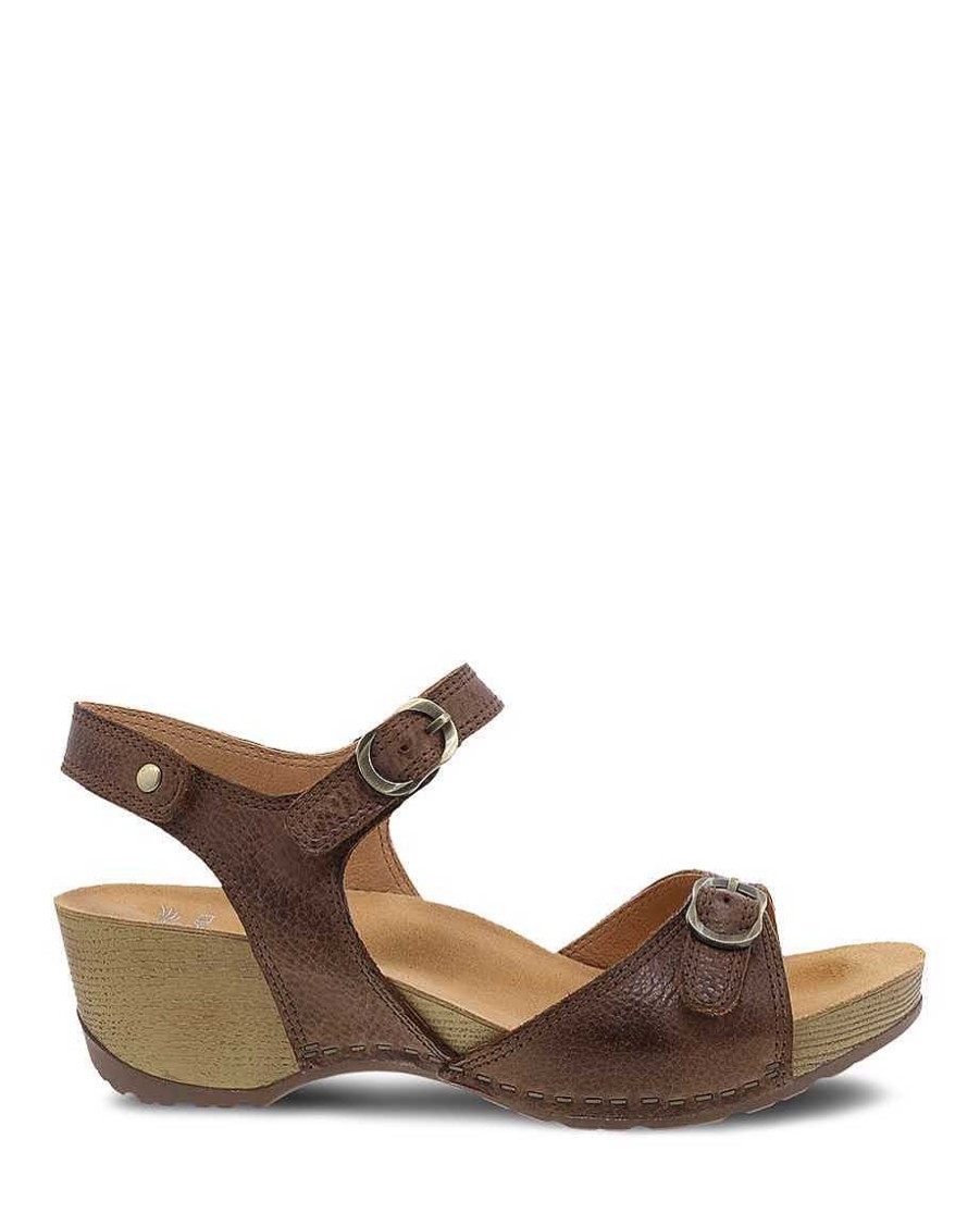 Footwear Dansko Sandals | Tricia Sandals For Women Brown Milled