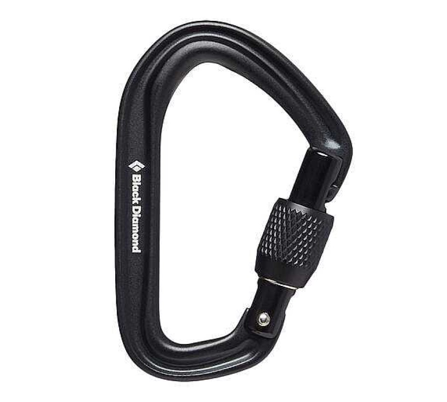 Gear Black Diamond Equipment | Hotforge Screwgate Carabiner Black