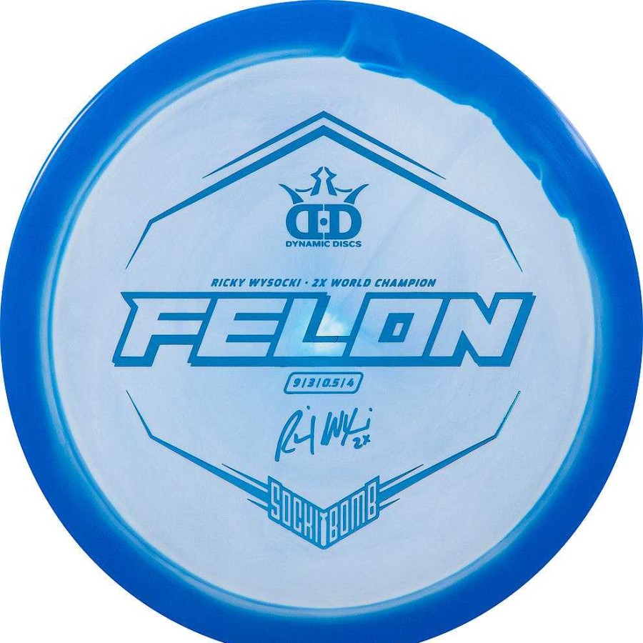 Gear Dynamic Discs | Fuzion Orbit Felon Ricky Wysocki Sockibomb Stamp Assorted