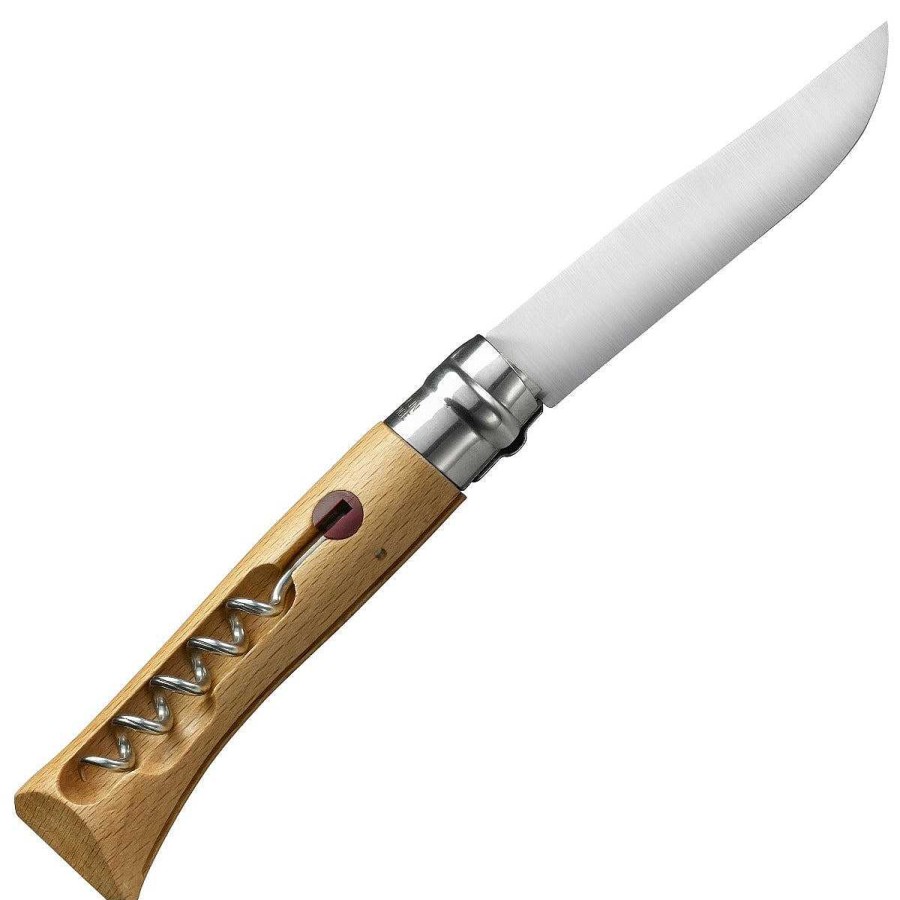 Gear Opinel | No.10 Corkscrew Stainless Steel Folding Knife Beech