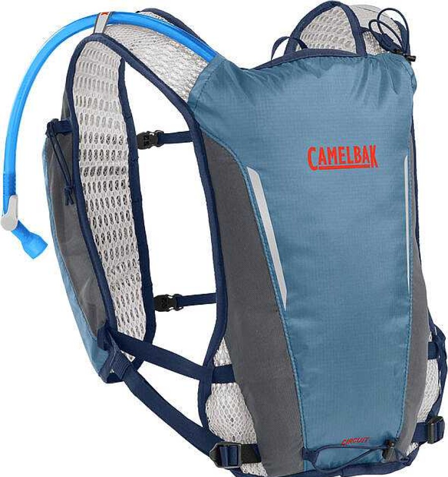 Gear Camelbak Daypacks | Circuit Run Vest With Crux 1.5L Reservoir For Men Blue/Orange