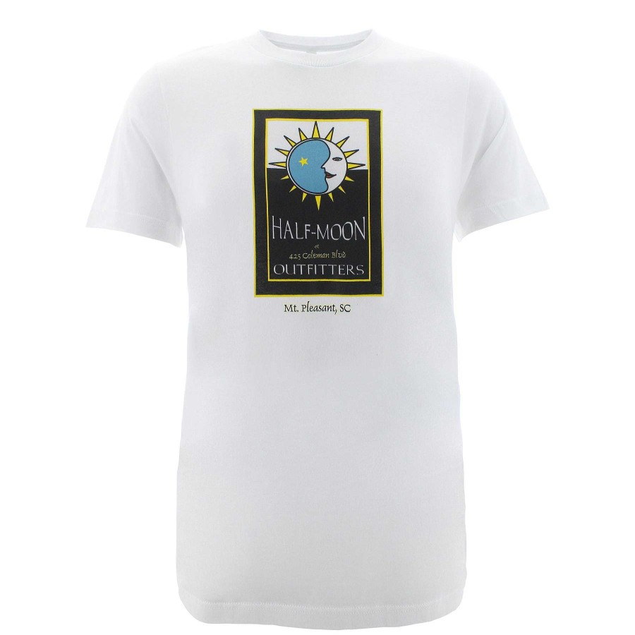 Half-Moon Collection Half-Moon Outfitters Half-Moon Apparel | Turn90 - Mt. Pleasant Original Logo Short Sleeve T-Shirt White