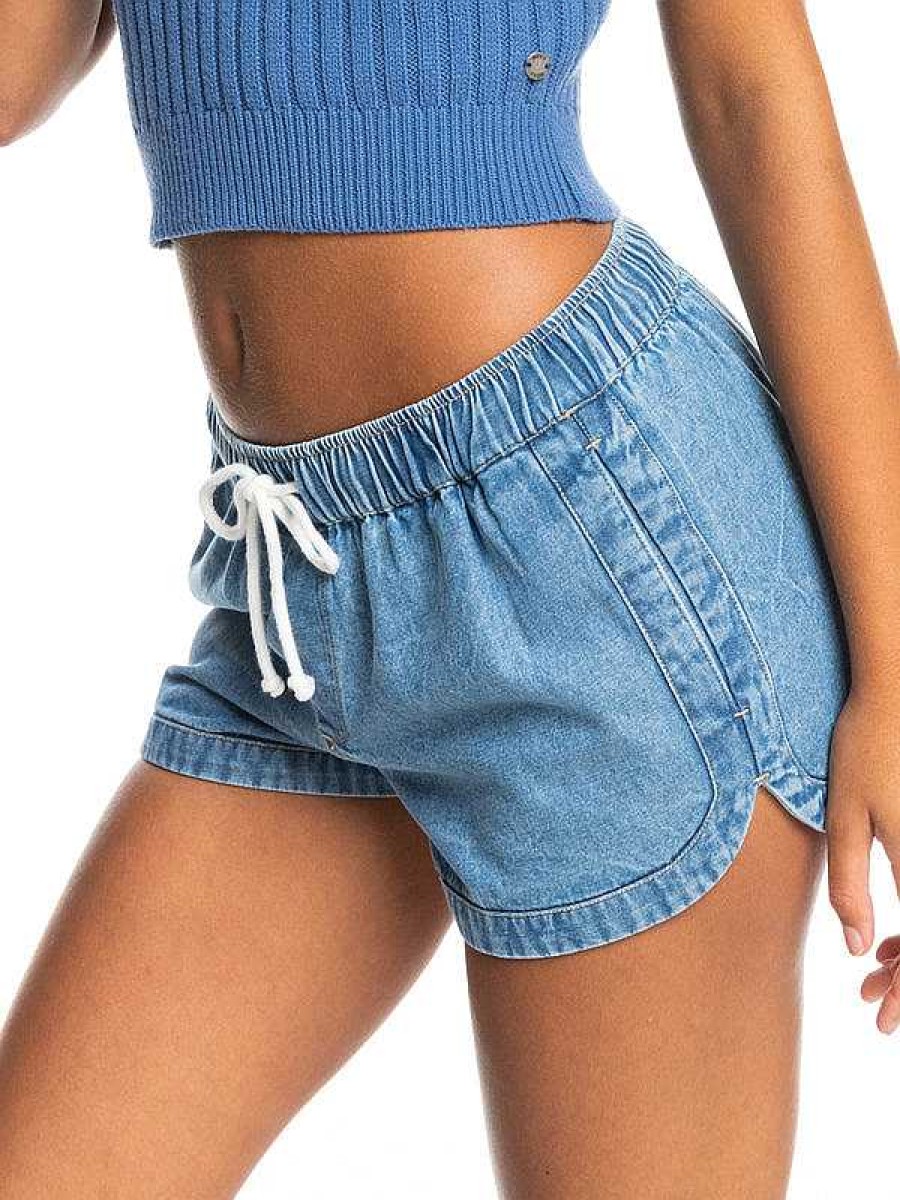 Women'S Roxy Shorts | New Impossible Denim Shorts For Women