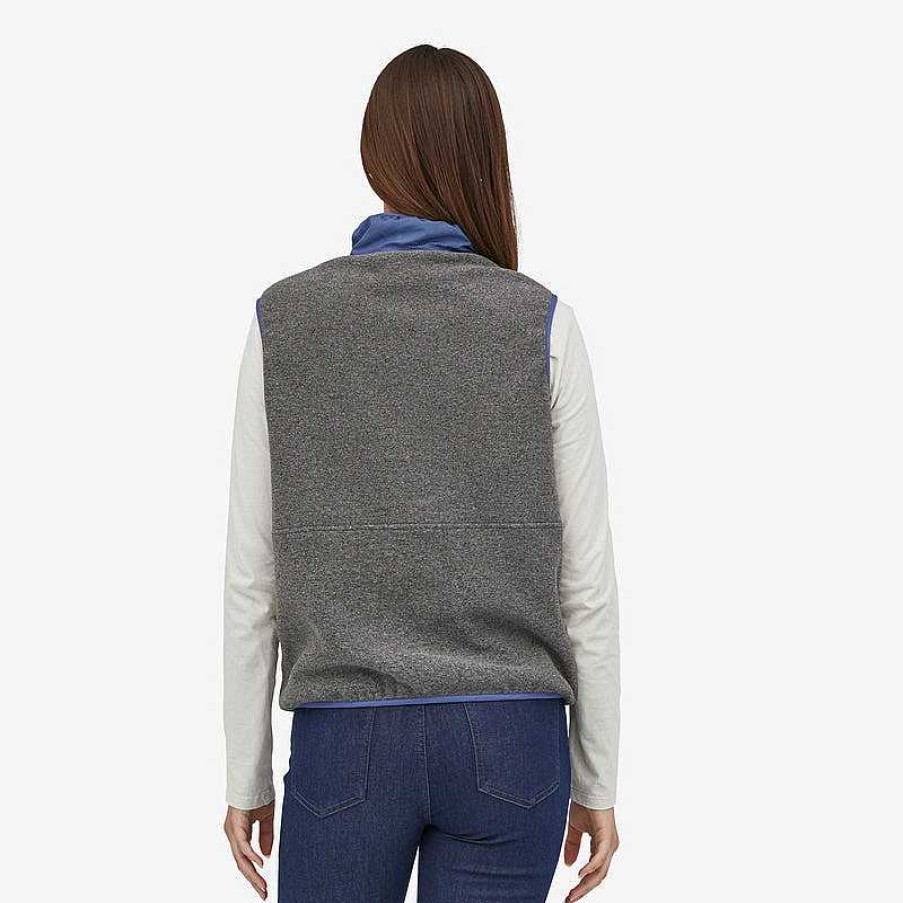 Women'S Patagonia Fleece | Sychilla Fleece Vest For Women Nickel