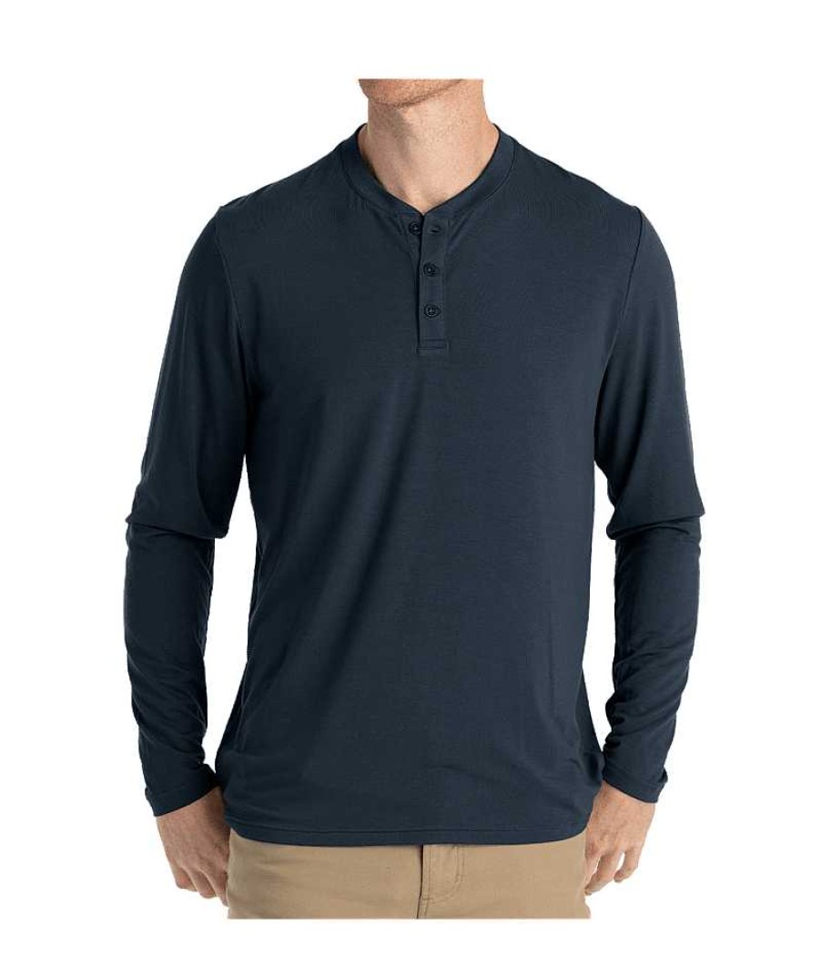 Men'S Free Fly Apparel Shirts | Bamboo Flex Henley For Men